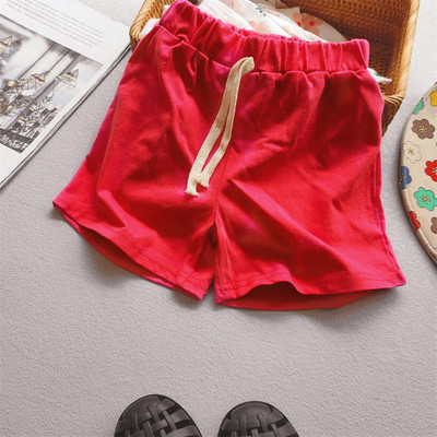 Bērnu meiteņu sporta šorti korejiešu konfektes krāsas kokvilnas biksītes 2-10 gadiem mazuļu zēnu šorti īsās bikses meitenēm vasarā
