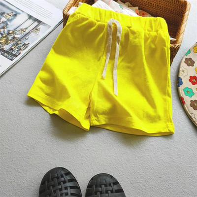 Bērnu meiteņu sporta šorti korejiešu konfektes krāsas kokvilnas biksītes 2-10 gadiem mazuļu zēnu šorti īsās bikses meitenēm vasarā