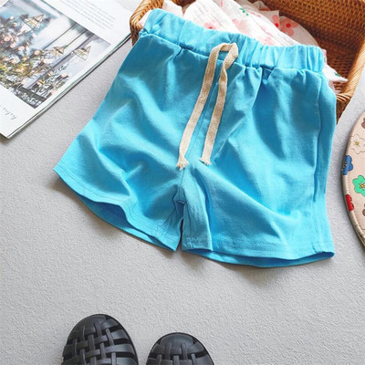 Bērnu meiteņu sporta šorti korejiešu konfektes krāsas kokvilnas biksītes 2-10 gadiem mazuļu zēnu šorti īsās bikses meitenēm vasarā