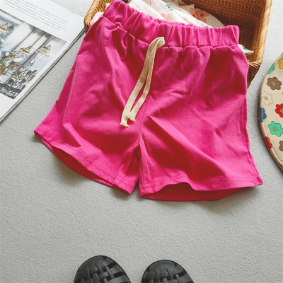 Bērnu meiteņu sporta šorti korejiešu konfektes krāsas kokvilnas biksītes 2-10 gadiem mazuļu zēnu šorti īsās bikses meitenēm vasarā