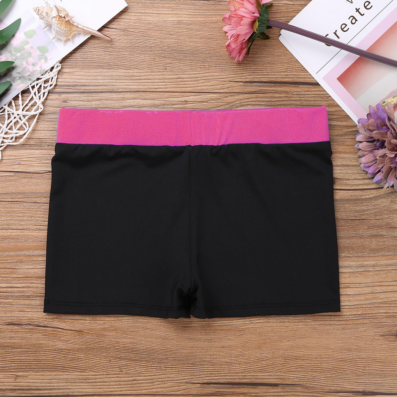 Bērni Meitenes Sporta Šorti Apakšbikses Deju apģērbam Vingrošanas treniņš Fitness Vasaras Plata Elastīga vidukļa Zēna piegriezuma Šorti Aktīvie apģērbi