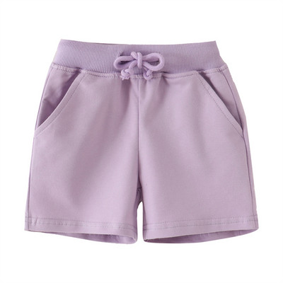 Jumping Meters 2-7T Vară Băieți Pantaloni scurți Unii cu șnur Bebeluși Băieți Fete Pantaloni scurti Pantaloni solizi pentru copii