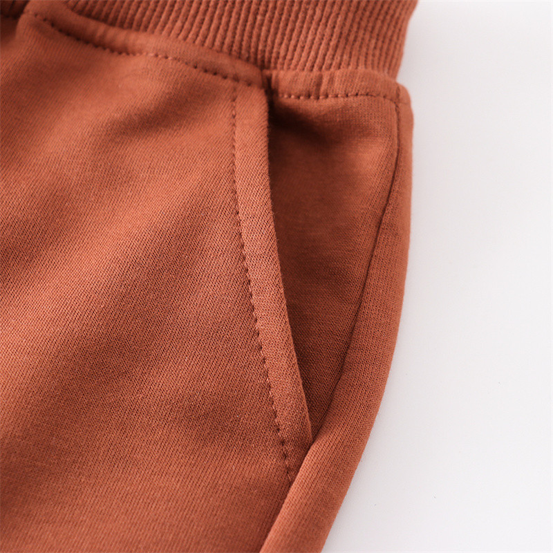 Jumping Meters 2-7T Vară Băieți Pantaloni scurți Unii cu șnur Bebeluși Băieți Fete Pantaloni scurti Pantaloni solizi pentru copii