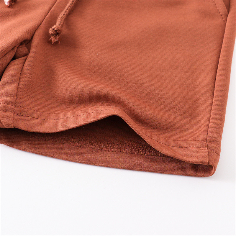 Jumping Meters 2-7T Vară Băieți Pantaloni scurți Unii cu șnur Bebeluși Băieți Fete Pantaloni scurti Pantaloni solizi pentru copii