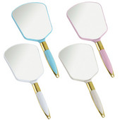 Sievietēm Rokas augstas izšķirtspējas salona rokas spogulis Vanity grims Mirror Vintage