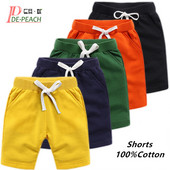 DE PEACH Unisex Vasaras Kokvilnas Zēniem Šorti Bikses Pusaudžiem Bērniem Zēniem Meitenēm Masīvi Ikdienas Šorti 1-12Gadiem Bērnu Apģērbi