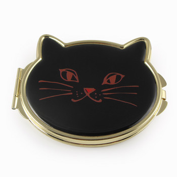 Lovely Cat Face Makeup Compact Mirror Pocket Cosmetic Mirror Δώρο Καθρέφτη