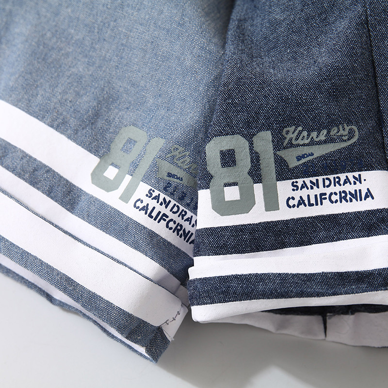 2023-as forró nyár új divat 2 3 4 5 6 7 8 9 10 éves pamut sport húzózsinór csík Jóképű gyerek kisfiú rövidnadrág