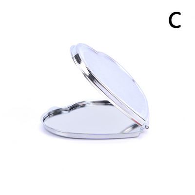 Kokkupandav kosmeetiline kätepeegli meigipeegel Suurendatav kokkupandav kahe taskuga väike meigipeegel reisimiseks mõeldud kosmeetikavahendite jaoks