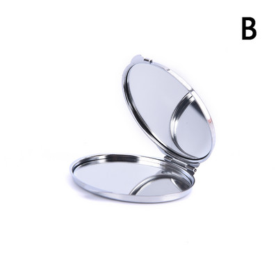 Kokkupandav kosmeetiline kätepeegli meigipeegel Suurendatav kokkupandav kahe taskuga väike meigipeegel reisimiseks mõeldud kosmeetikavahendite jaoks