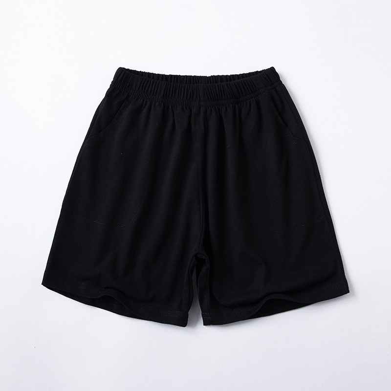 Lieli bērnu šorti vairumtirdzniecība 3-12T bērniem, zēniem, ikdienas īsās pidžamas, klasiskas trīskrāsu melnas baltas pelēkas skolas meiteņu sporta bikses