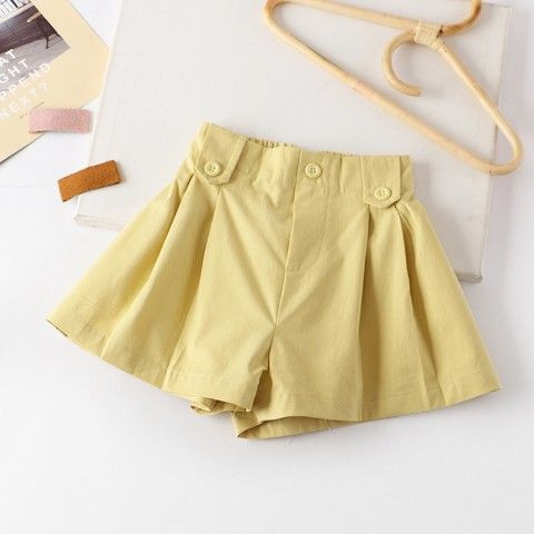 Mazuļu šorti meitenēm Ikdienišķi Solīdi Bērnu Šorti Bērnu Bikses Meiteņu Šorti Vasaras Tievi Bērnu Apģērbi Bērnu Apģērbi 4-11G