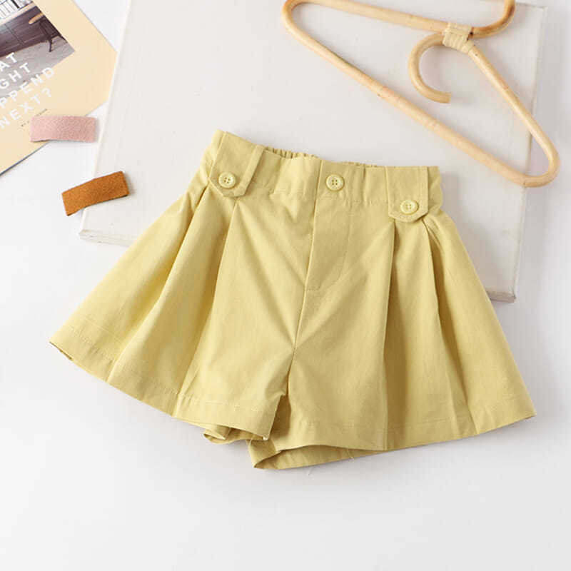 Mazuļu šorti meitenēm Ikdienišķi Solīdi Bērnu Šorti Bērnu Bikses Meiteņu Šorti Vasaras Tievi Bērnu Apģērbi Bērnu Apģērbi 4-11G