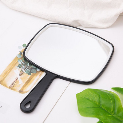 Rokā turamie ceļojumu piederumi Divpusēji palielināmā gaisma tualetes spogulis grima spogulis salona stils