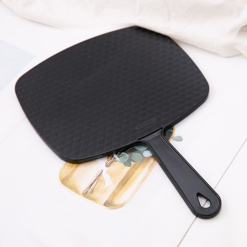 Rokā turamie ceļojumu piederumi Divpusēji palielināmā gaisma tualetes spogulis grima spogulis salona stils