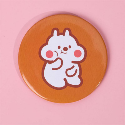 Hiú tükör vízálló rajzfilm kültéri kreativitás Lovely mini zsebtükör Aranyos kerek tükör Egészség és szépség Virágzik Pu