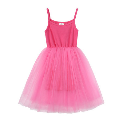 Bērnu meiteņu vasaras kleita, cieta piedurkne, mežģīņu bikšturi, kostīms, tērps bērniem, meiteņu ballīte, balets, kāzu princeses apģērbs