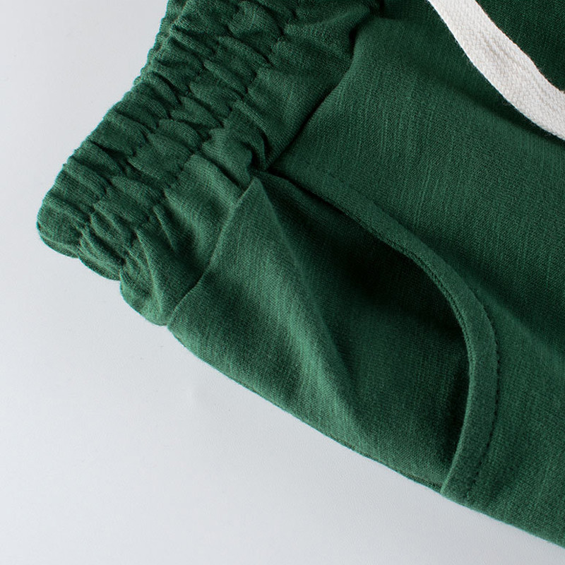 Ljeto 2024, nove jednobojne kratke sportske hlače za dječake, dječja odjeća, kratke hlače s elastičnim strukom, pamučna dječja odjeća