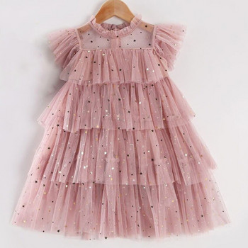 Καλοκαιρινό νέο φόρεμα για πάρτι για κορίτσια με παγιέτες ουράνιο τόξο Κοστούμι γενεθλίων πριγκίπισσας για παιδιά Βρεφική γιορτινή παραλία για μπάνιο Ρούχα κέικ