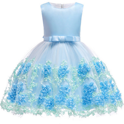 Baby Kids Tutu dzimšanas dienas princeses kleita meitenēm Zīdaiņu mežģīņu kleita bērniem Eleganta kleita Apģērbs meitenēm Mazuļu apģērbi