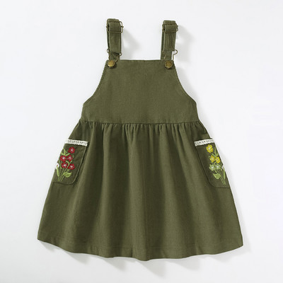 Kis maven Őszi jelmez Gyerekruházat Gyerekruhák Kislányok Ujjatlan Rajzfilm Virágok Hercegnő ruhák Puha pamut