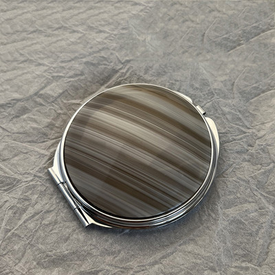 Prijenosno žensko ogledalo za šminkanje od materijala octene kiseline, džepno kozmetičko ogledalo za šminkanje, presavijeno sa strane