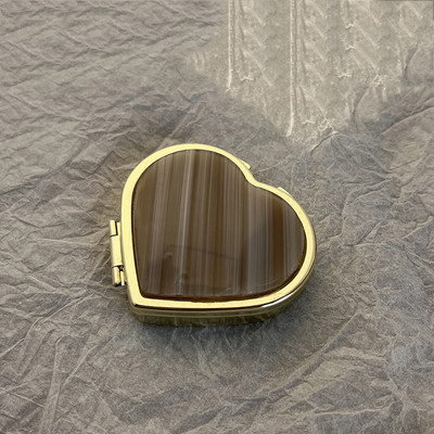 Prijenosno žensko ogledalo za šminkanje od materijala octene kiseline, džepno kozmetičko ogledalo za šminkanje, presavijeno sa strane