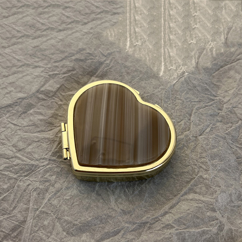 Prijenosno žensko ogledalo za šminkanje od materijala octene kiseline, džepno kozmetičko ogledalo za šminkanje, presavijeno sa strane