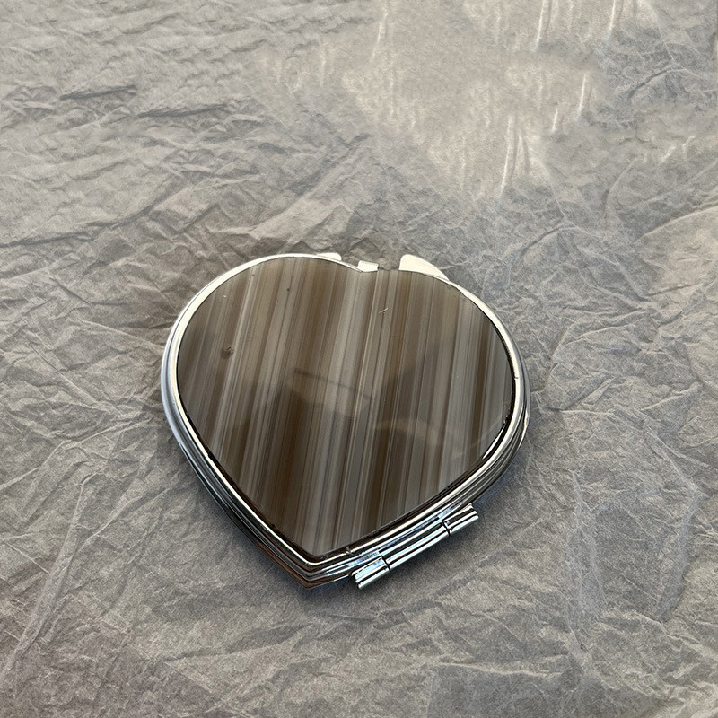 Prijenosno žensko ogledalo za šminkanje od materijala octene kiseline, džepno kozmetičko ogledalo za šminkanje, presavijeno sa strane