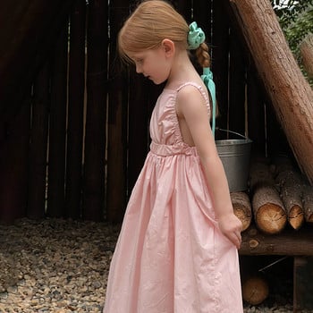 Φόρεμα Suspend Puffy Summer Baby Girls Αμάνικο Sweet Princess Παιδικό Κοριτσάκι Κορεάτικο φόρεμα εξαιρετικής κατασκευής Princess