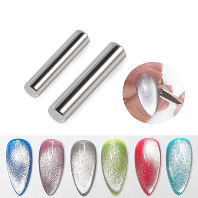 1 tk silindriline magnet kassisilma UV-geel-lakile küünte kaunistusega 2022. aasta moeküünemagneti tööriistad maniküüri kujundamiseks