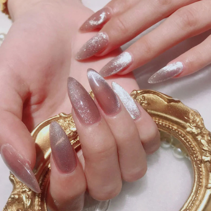 1 vnt. cilindrinis magnetas, skirtas kačių akies UV geliniam lakui su nagų puošyba 2022 m. mados nagų magnetas, manikiūro dizaino įrankiai