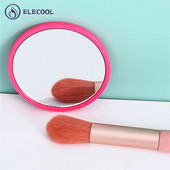 Ekskluzīvi skaistumkopšanas saloniem Spogulis mazs spogulis apaļš plastmasas kosmētiskais spogulis ādas kopšanas instrumenti Touch Up grims plastmasas spogulis