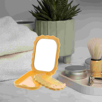 Mini Biscuit Makeup Mirror Vanity Compact for Purses Φορητοί γυάλινοι καθρέφτες ταξιδιού