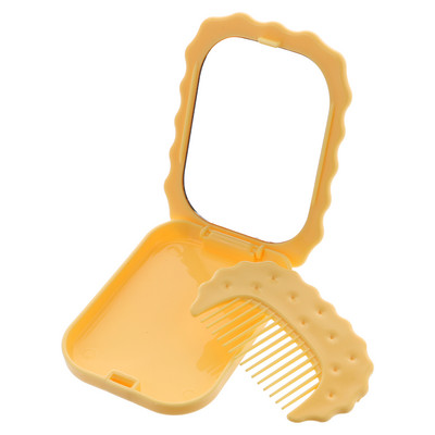 Mini Biscuit Makeup Mirror Vanity Compact for Purses Φορητοί γυάλινοι καθρέφτες ταξιδιού