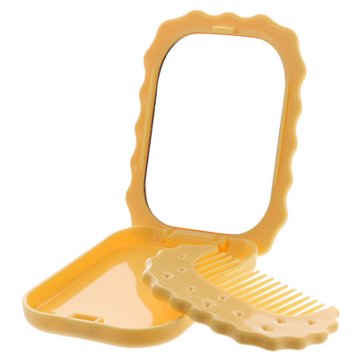 Mini Biscuit Makeup Mirror Vanity Compact for Purses Φορητοί γυάλινοι καθρέφτες ταξιδιού