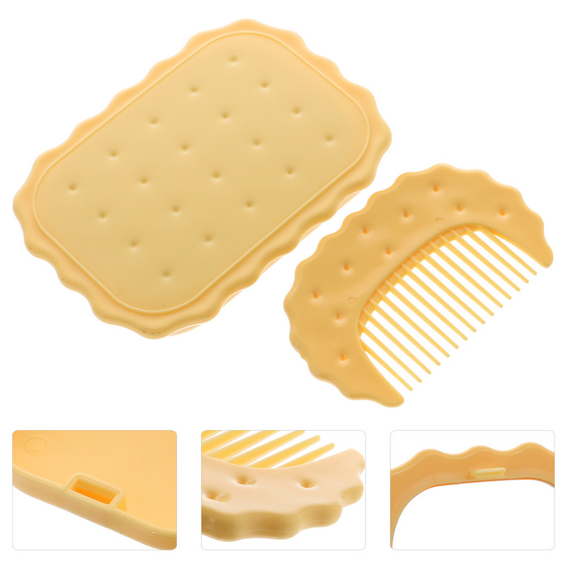 Mini biskvīta aplauzuma spogulis, kas ir kompakts somiņām Portatīvie stikla spoguļi ceļojumiem