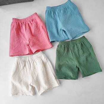 Σύντομο παιδικό σορτς Unisex Μονόχρωμο καλοκαιρινό πέμπτο παντελόνι Μαλακό άνετο παιδικό κοντό παντελόνι για αγόρια για κορίτσια