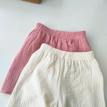 Σύντομο παιδικό σορτς Unisex Μονόχρωμο καλοκαιρινό πέμπτο παντελόνι Μαλακό άνετο παιδικό κοντό παντελόνι για αγόρια για κορίτσια