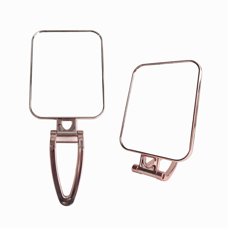 1 gab kosmētikas spogulis jauks apaļš sirds formas kosmētisks saliekams spogulis mājas guļamistabai darbvirsmai