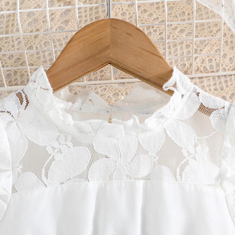 Ljeto 2024. Novi dolazak Zelena dizajnerska simpatična haljina princeze bez rukava za djevojčice s čipkastim pojasom 4-7T