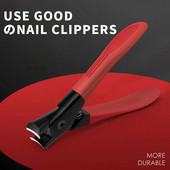 Škare za nokte s velikim otvorom Sivi trimer za nokte Debeli nokti za starije osobe Pojedinačne kućanske grickalice za nokte Izdržljive