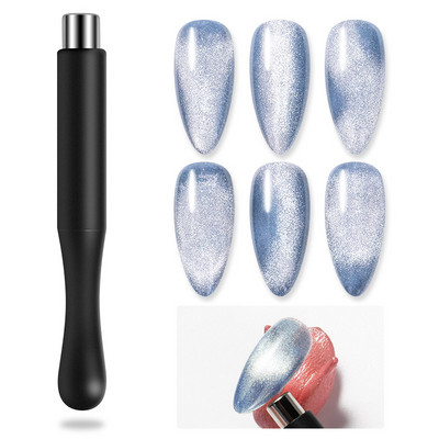 ROSALIND nagu magnēts Stick Cat Eyes magnēts nagu gēla lakai 3D līnijas sloksnes efekta instrumenti gēla laka spēcīga magnētisko svītru pildspalva