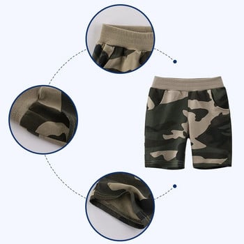 Καλοκαίρι 2024 Παιδικό παντελόνι παραλλαγής χακί για αγόρια Αθλητικό σορτς ελαστική μέση Παιδικά καθημερινά κοντά ρούχα παραλίας Dropshipping
