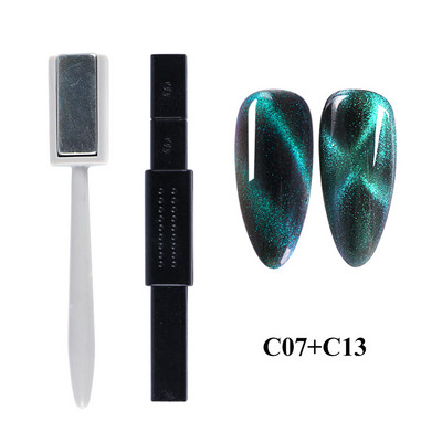 Stick magnetic pentru arta unghiilor cu ochi de pisică pentru lac cu gel UV, table magnetică multifuncțională, lac cu gel, pix, instrument de desenare a liniilor #1612