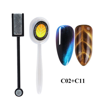 Stick magnetic pentru arta unghiilor cu ochi de pisică pentru lac cu gel UV, table magnetică multifuncțională, lac cu gel, pix, instrument de desenare a liniilor #1612