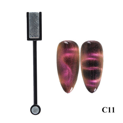 Stick magnetic pentru arta unghiilor cu ochi de pisică pentru lac cu gel UV, table magnetică multifuncțională, lac cu gel, pix, instrument de desenare a liniilor #1612