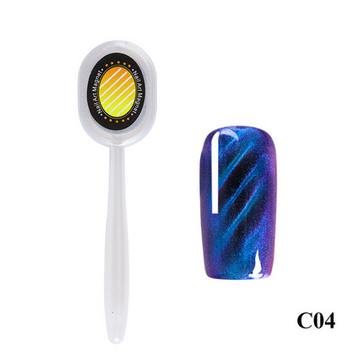 Stick magnetic pentru arta unghiilor cu ochi de pisică pentru lac cu gel UV, table magnetică multifuncțională, lac cu gel, pix, instrument de desenare a liniilor #1612