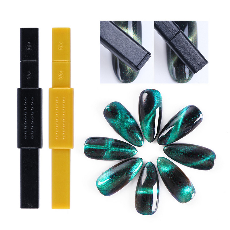 Stick magnetic pentru arta unghiilor cu ochi de pisică pentru lac cu gel UV, table magnetică multifuncțională, lac cu gel, pix, instrument de desenare a liniilor #1612