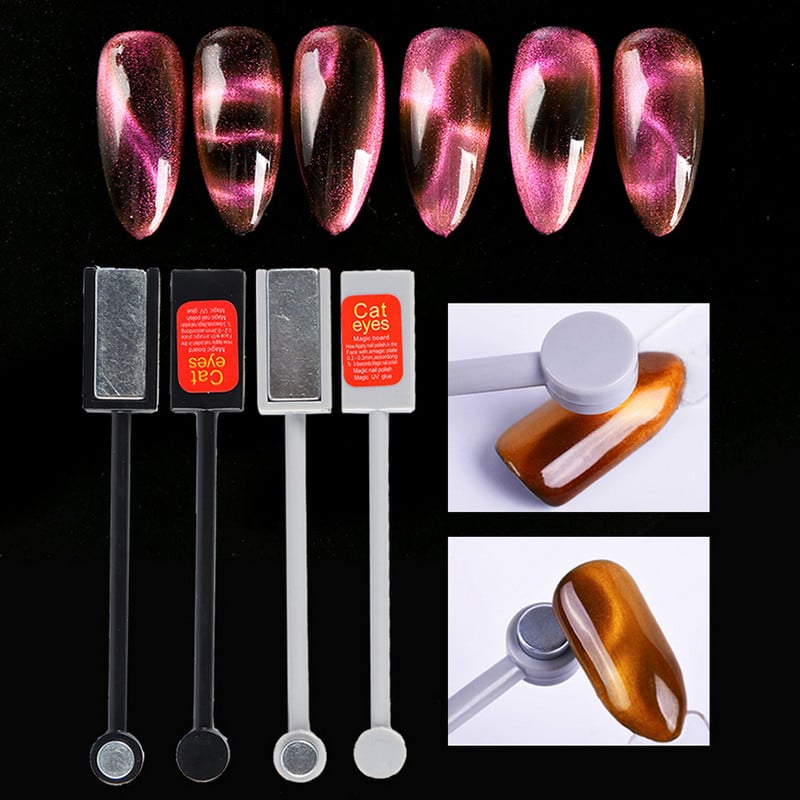 Stick magnetic pentru arta unghiilor cu ochi de pisică pentru lac cu gel UV, table magnetică multifuncțională, lac cu gel, pix, instrument de desenare a liniilor #1612